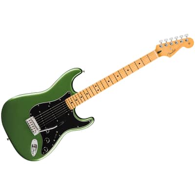 Player II Modified Stratocaster Maple Harvest Green Metallic Fender image 1