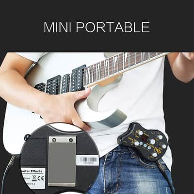 Mooer Pogo Multi-Effects Pedal Processor 5 Effect Types 40 Drum Rhythms Tuning Free Shipment,price include the import duty for US buyer image 2