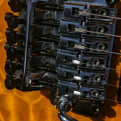 1993 Ernie Ball Music Man Edward Van Halen Signature - Amber Quilt Top / Byrds Eye Maple Neck image 23