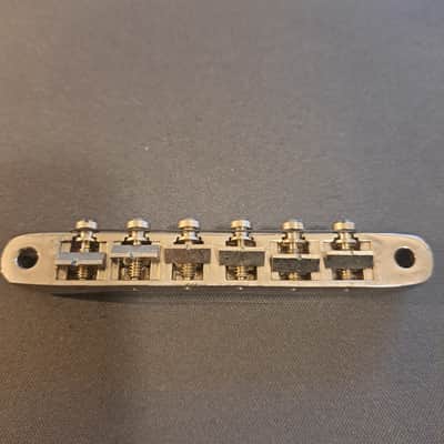 Gibson Rare Bridge Gibson Pat.No. 2,740,313 1965-1975 - Nickel image 6