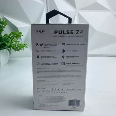 ZIZO PULSE Z4 True Wireless Touch Earbuds Bluetooth Sweat Resistant Black image 3