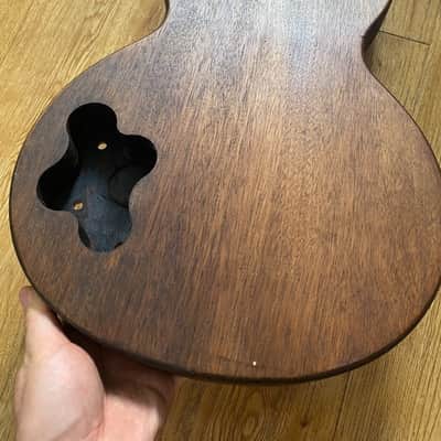Unfinished Carbonized LP-Style Guitar，Alder Body + Mahogany Neck with Rosewood Fingerboard image 8