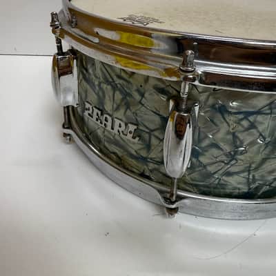 Pearl Snare Drum 5.5x14 1960's - Light Grey Pearl image 6