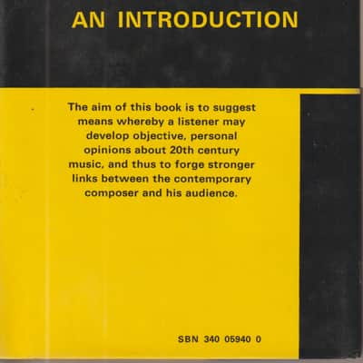 Contemporary music book by Francis Routh 1968 image 6