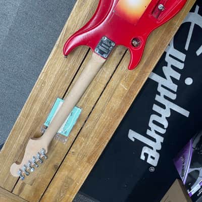 Washburn N1 Nuno Bettencourt - Red Yellow Burst Refinish image 8