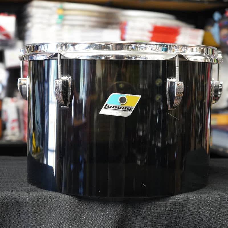 Vintage 1980s - Ludwig USA 9x13" Smoke Vistilite Single Headed Tom imagen 1