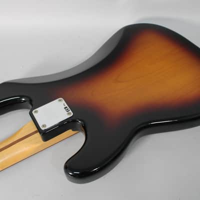 2012 Fender Standard Precision Bass MIM Sunburst Finish image 12