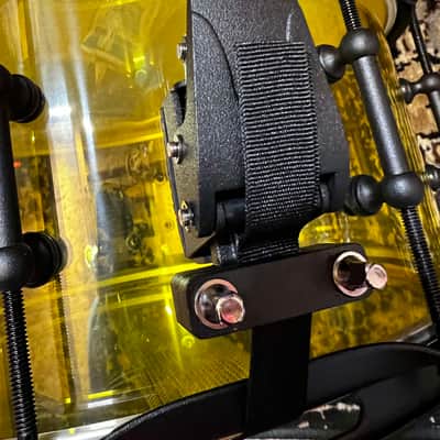 SJC Drums 14" x 6.5" Josh Dun Signature Series Torch Acrylic Snare Drum - Yellow w/ Black Hardware image 3