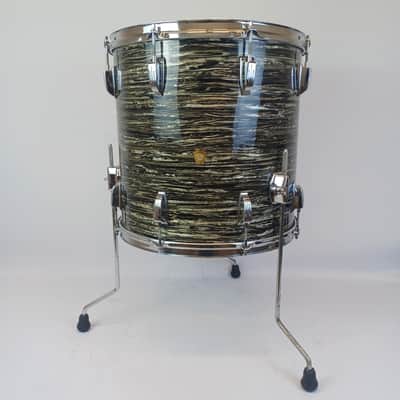Ludwig Pre-Serial 22,13,16"Black Oyster Pearl Feb1961 Drum Set Ringo Beatles COB image 8