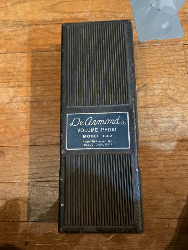 DeArmond Volume Pedal model 1602 1979s - Black image 1