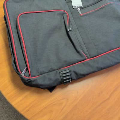 SNIGJAT 61-Key Padded Keyboard Gig Bag Case - Black/Red Trim Bild 2