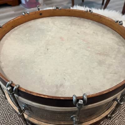 Wilson Brothers 1920s 14x5 NOB snare 20s - Nickle image 5