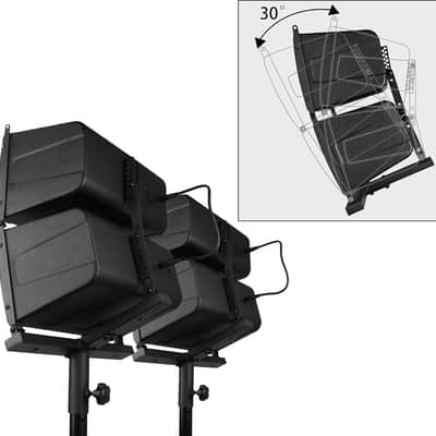 18-inch 4000W Stereo DJ/Powered PA Speaker System Combo Set Line Array Speaker and 18 inch Active Subwoofer with Bluetooth/USB/SD Card/Remote Control image 3