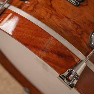 Natal Natural Bubinga Bop Drum Set 14x18 8x12 14x14 and 5x13 image 17