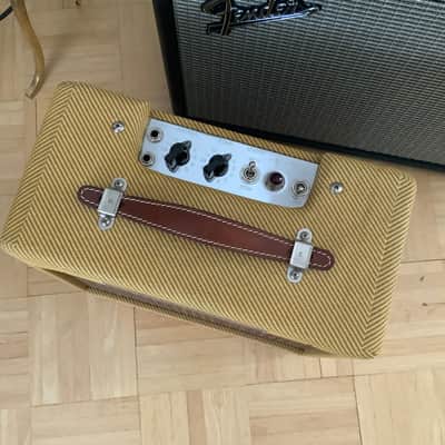 Fender EC Vibro-Champ Eric Clapton Signature 5-Watt 1x8" Guitar Combo 2012 - 2015 - Tweed & Amptown Flightcase image 3