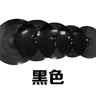 Low Volume Cymbal Quiet Tone Cymbal Set 14"hihat16"crash18"crash20"ride with bags Black Color image 4
