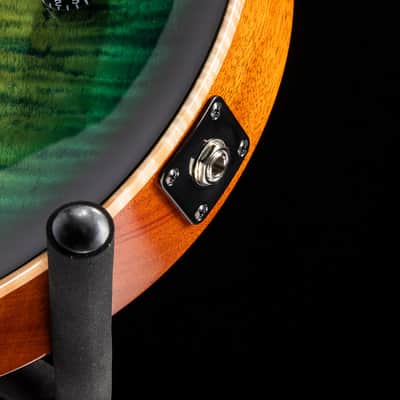 ESP USA Eclipse Flame Maple Dark Lime Sunburst image 12
