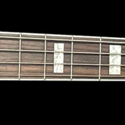 Lakland Skyline Decade Bass. White Gloss / Rosewood *In Stock* image 9