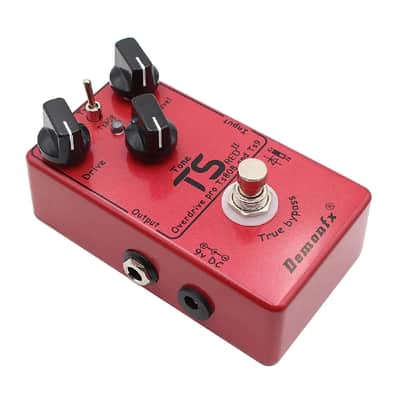 DemonFx Ts Red II Overdrive Electric Guitar Effect Pedal image 2