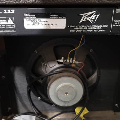 Peavey Ecoustic 112 100-Watt 1x12" Acoustic Instrument Amplification System 1990s - Brown - Local Pickup Only image 4