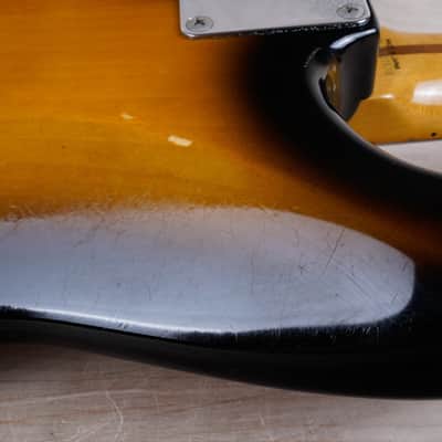 Fender ST57-90 Stratocaster '57 Reissue MIJ 1989 Sunburst Lacquer Finish USA PUs Japan w/ Hard Case image 12
