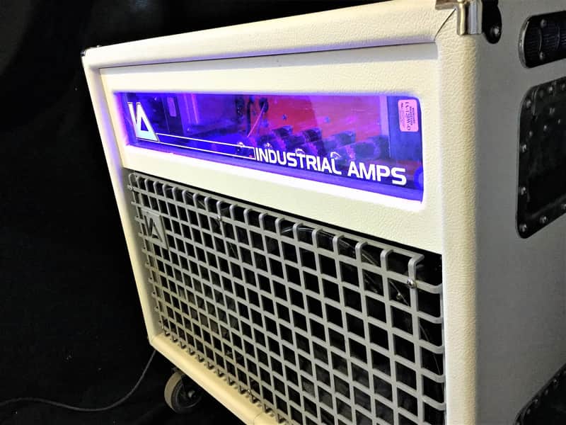Industrial Amps Rock 120  Combo White Handmade Boutique Tube Guitar Amplifier image 1