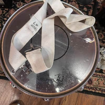 Pearl Marching Percussion 13.5x12 Marching Snare Drum White w/ Sling - Made in Taiwan image 14