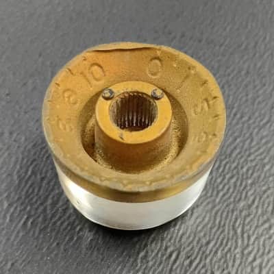 Vintage Gibson Tall Speed Knob 50's Gold image 8