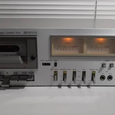 1982 TEAC CX-350 Silverface Stereo Cassette Deck New Belts & Serviced 08-2021 Very Good #290 image 1