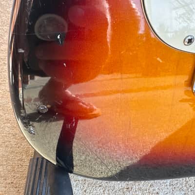 Squier Bullet S-3T 1983 - 1984 - Brown Sunburst image 4