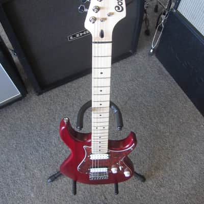 Cort G100 Electric Guitar Lightweight Strat Style Student Guitar Cherry image 3