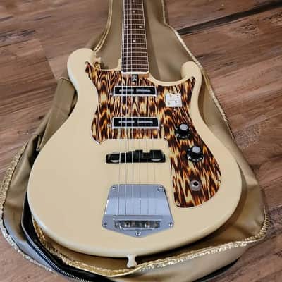 Kimberly Teisco Electric Guitar Unbranded JAPAN Excellent Condition With Original Bag RARE Color image 8