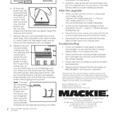 Mackie control universal pro emagic logic control XT upgraded MCU Pro v3.0.0 chip  & PWM Chips V3.50 image 4