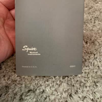 Squier Owners Manual Standard Stratocaster Contemporary Telecaster Precision Bass Jazz Bass image 7
