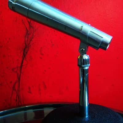 Vintage 1960's Altec 683B dynamic microphone w period Atlas DS5 stand prop display 633A 632C image 6