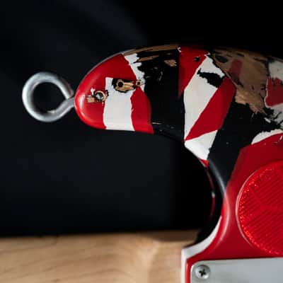 Custom Van Halen Frankenstrat Frankenstein Stratocaster Tribute Met Museum Custom image 12