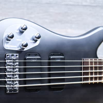 Warwick RockBass Streamer Standard 5-String Left-Handed Nirvana Black Transparent Satin image 4