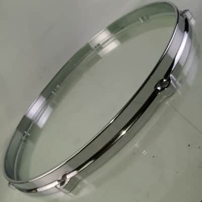 Gretsch 16"Die-Cast 8Lug Floor Tom Drum Rim Hoop Vintage 70s Chrome SSB StopSign image 4
