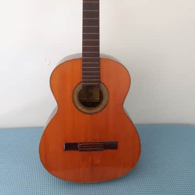 Project Vintage 1960s Silviano Herrera Classical Guitar H-Sil Mariachi Studio Project Crack On Lower Bout Rarely Listed For Sale Paracho Mexico Mexican Jesus Herrera image 1