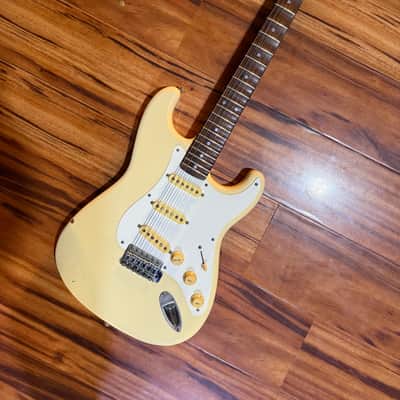 Fender St72 1985 Scalloped - Cream White image 1
