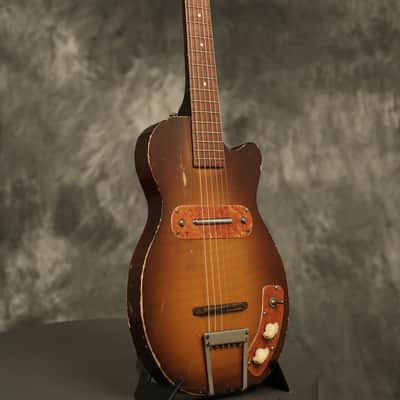 early 1950's Kay K-125 thru-neck image 9