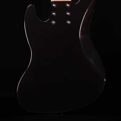 Squier Affinity Jazz Bass VI, Laurel FB, Black Metallic image 3