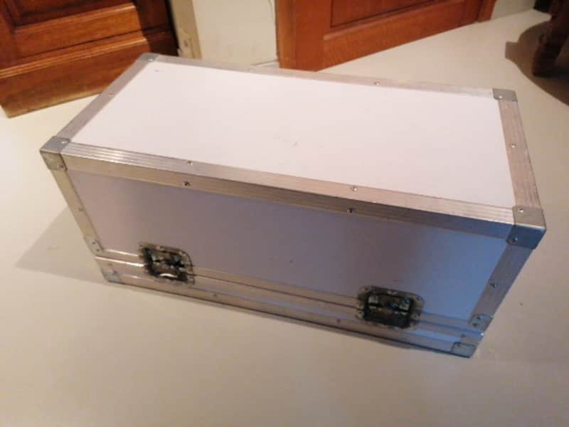 CUSTOM Flightcase for FENDER Tremolux / Bandmaster / Bassman HEAD 2000’s - White image 1