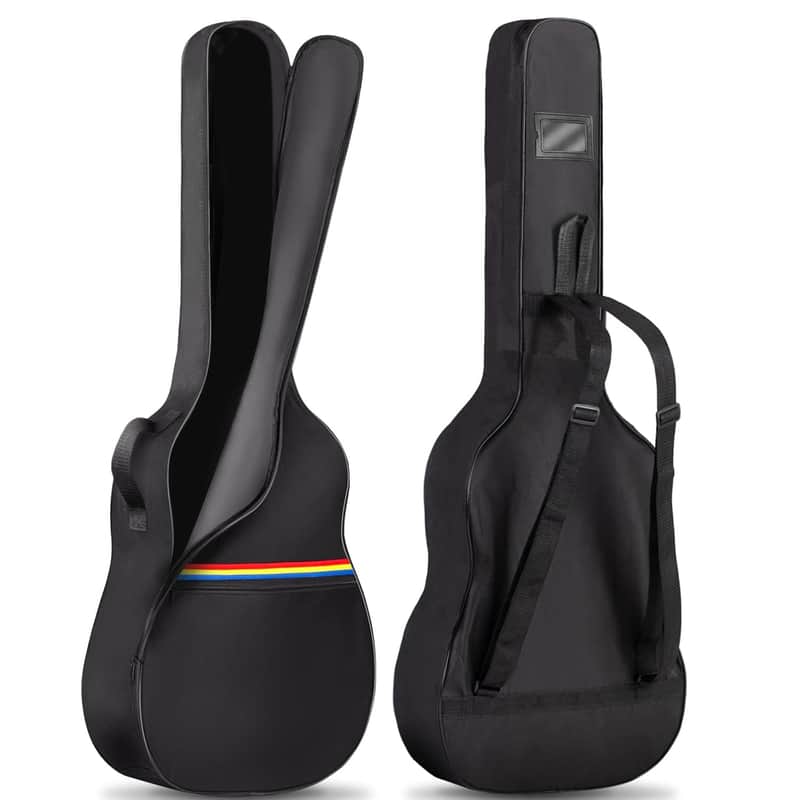Acoustic Guitar Cover Gig Bag For Acoustic Classical Guitars, 41 Inch, Black, Blue, Green, Pink, Red, Turquoise image 1