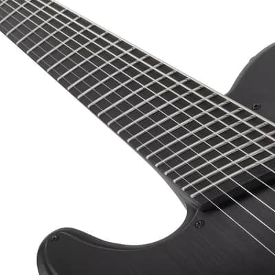 Schecter PT-8 MS Black Ops LH - Satin Black Open Pore (625) image 12