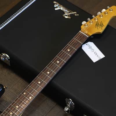 2015 Mario Martin S-Style Factory Relic Black SSS Electric Guitar + Hard Case image 8
