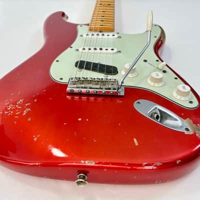 Fender Stratocaster 66 Relic Masterbuilt Dennis Galuszka Custom Shop 2014 Chrome Red image 5