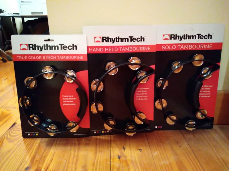 3 New Rhythm Tech Tambourines