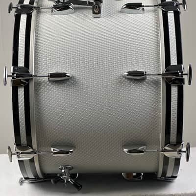 Gretsch 20/12/14/5.5x14" USA Custom Drum Set - 3D Moire w/ Vintage Build image 8
