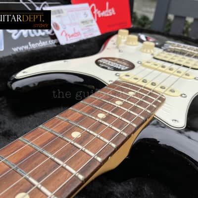 ♚ PRISTINE ♚2014 Fender American Standard Stratocaster HSS *USA♚BLACK♚Custom Shop PuPs image 9